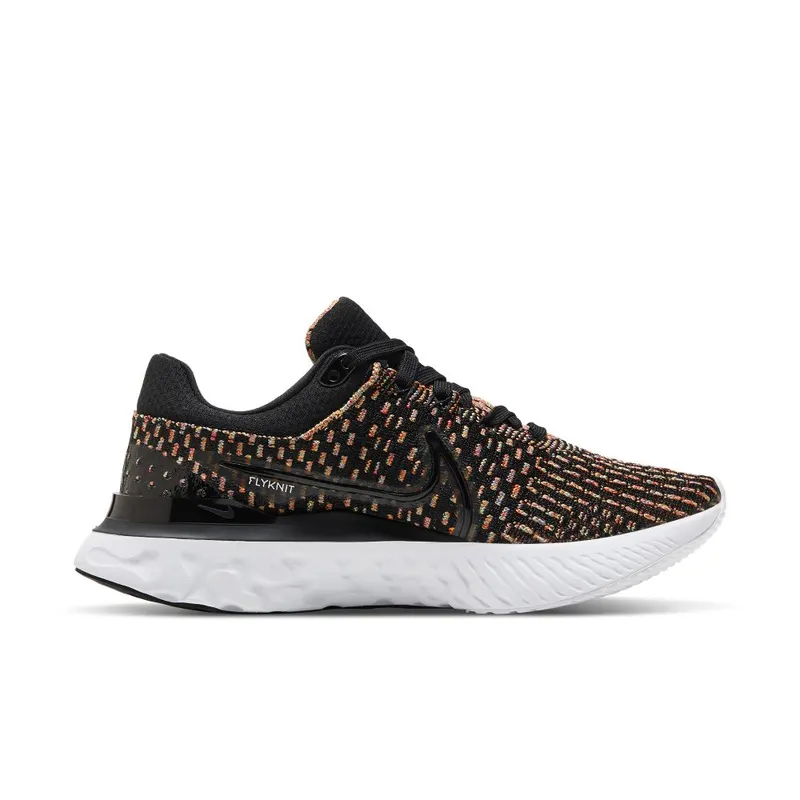 Nike React Infinity Run Flyknit 3 Road Running Black (DD3024-002)