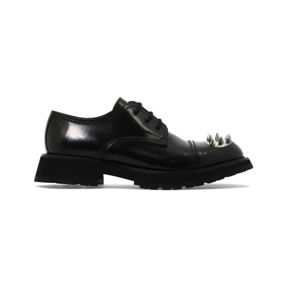 Alexander McQueen Monkstrap Lace-Up Shoe Black (705083WIC631081)