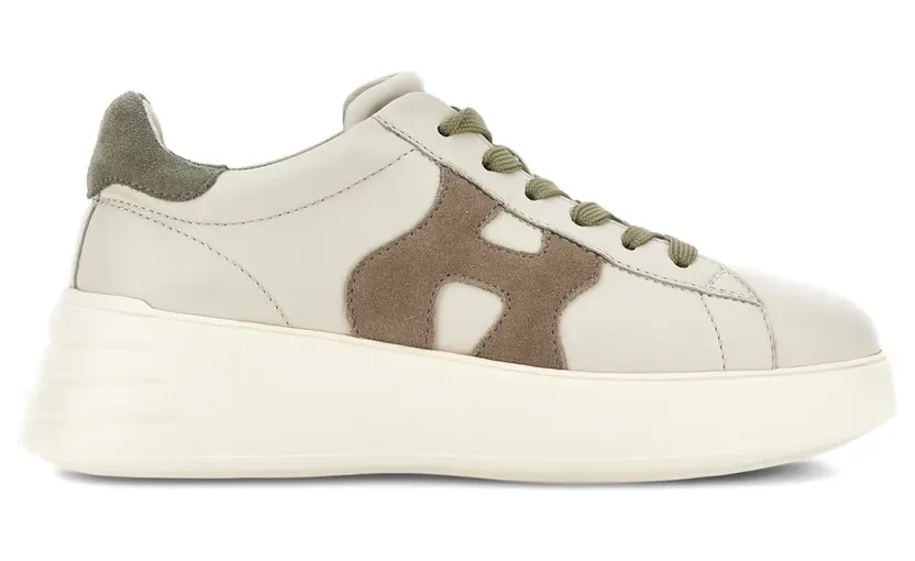 Hogan Rebel sneakers met applicatie – Beige (HXW5620DN61N1M)