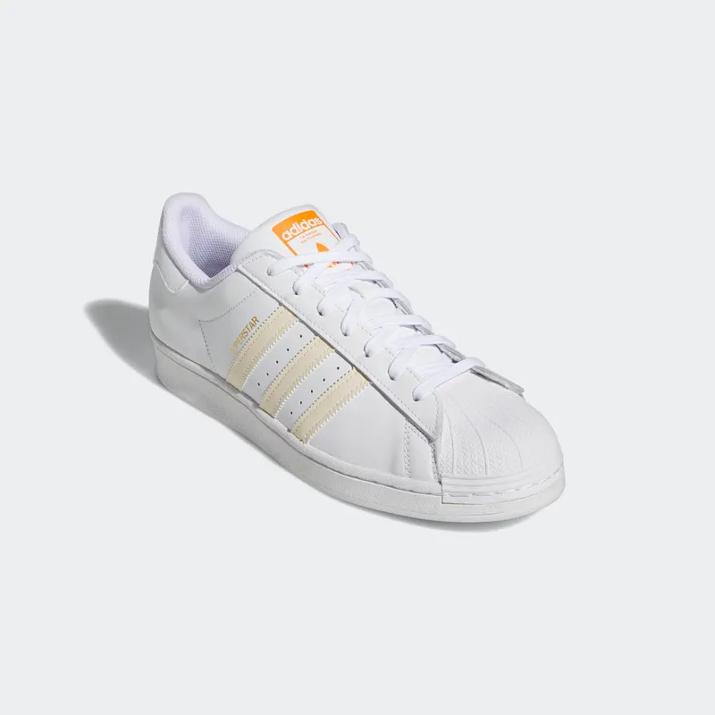 adidas Superstar Cloud White / Ecru Tint / Orange Rush (GZ3737)