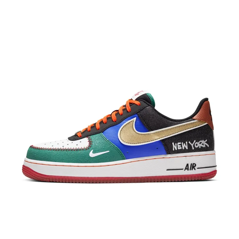 Nike Air Force 1 Low NYC City of Athletes White/Black-Hyper Jade (CT3610-100)