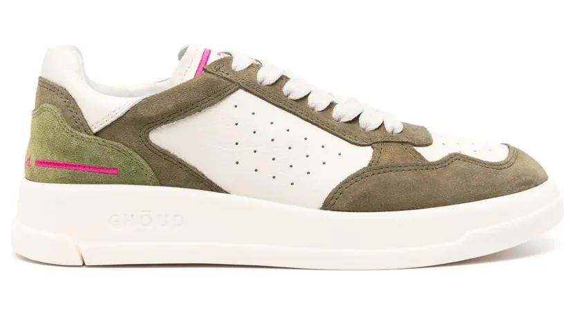 GHŌUD Tweener Sneakers mit Einsätzen – Weiß (TWLWLS14)