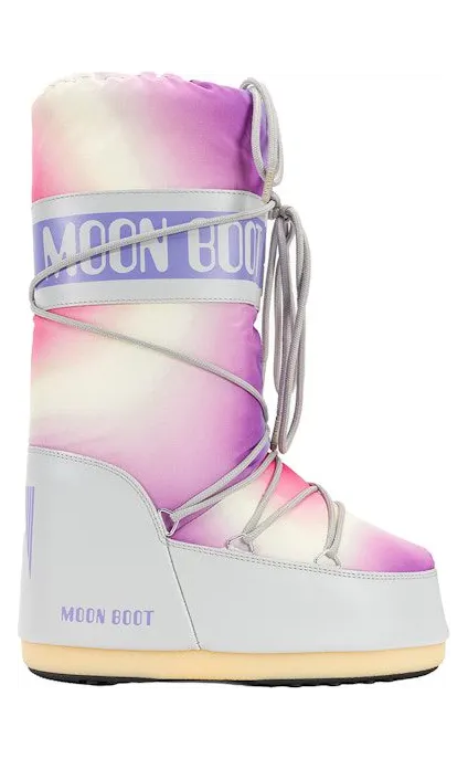 Moon Boot Icon Boot Tie Dye Glacier Grey (14028400-002)