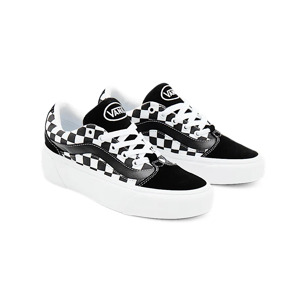 Vans Shape Ni Checkerboard “Black” (VN0A4UVLA0X)