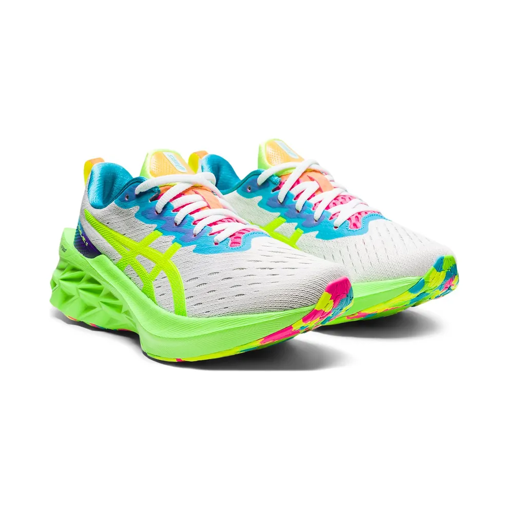ASICS Novablast 2 White Safety Yellow (W) (1012B247-100)