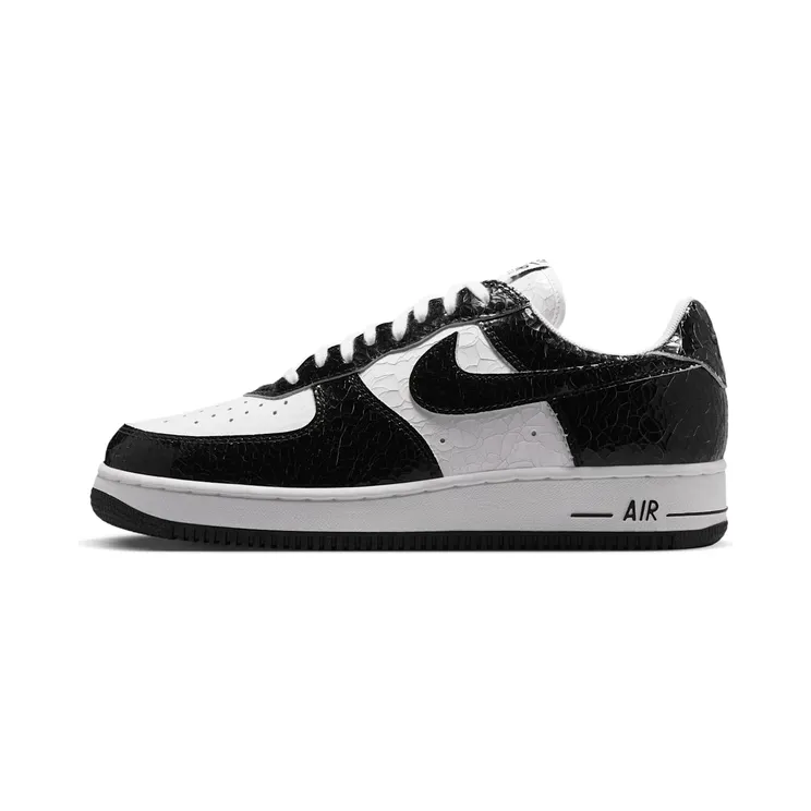 Nike Air Force 1 ’01 “Cracked Leather” Black/White: de zwart-witte Force die wél iets toevoegt