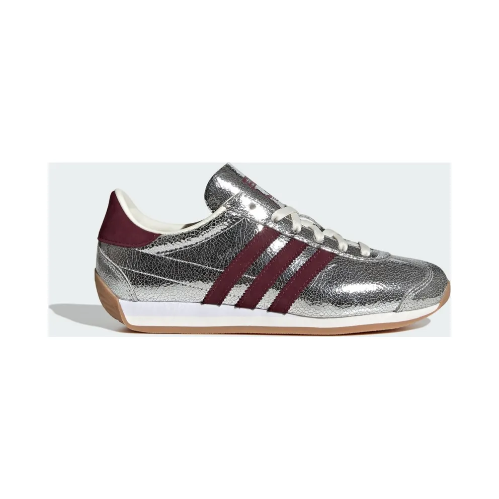 Adidas Country OG Silver Metallic / Maroon / Off White (JQ5111)