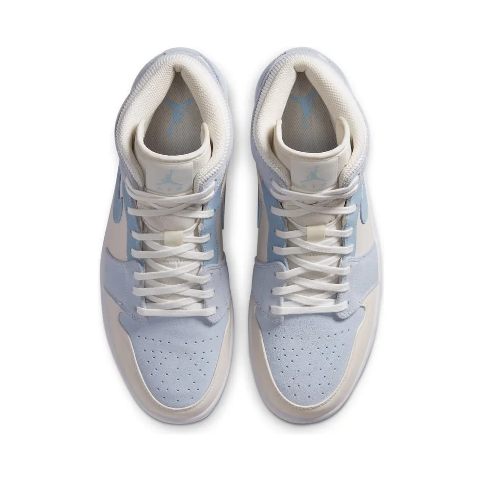 Jordan 1 Mid Mixed Textures Blue Sail/Blue (DA4666-100)