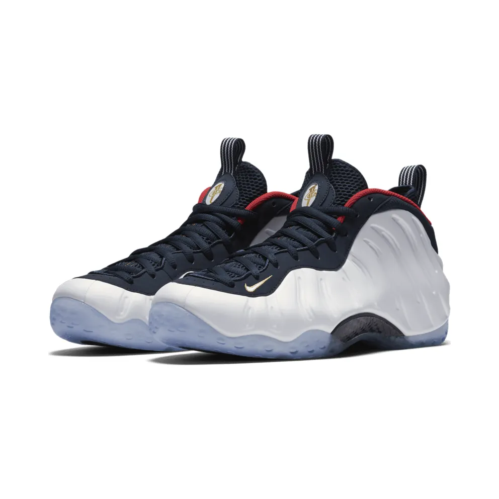 Nike Air Foamposite One Olympic Obsidian/University Red-Metallic Gold-White (575420-400)