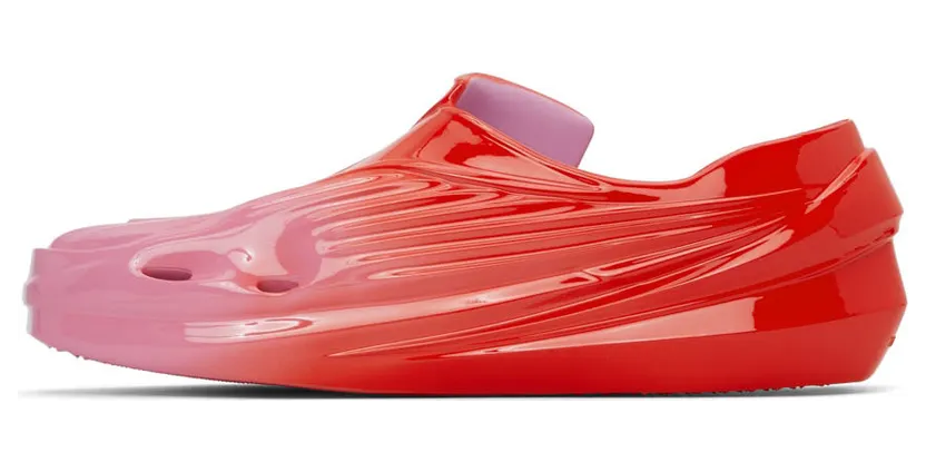1017 ALYX 9SM Red & Pink Mono Slip-On Sneakers (AAUSN0028OT01.CS22) (3)