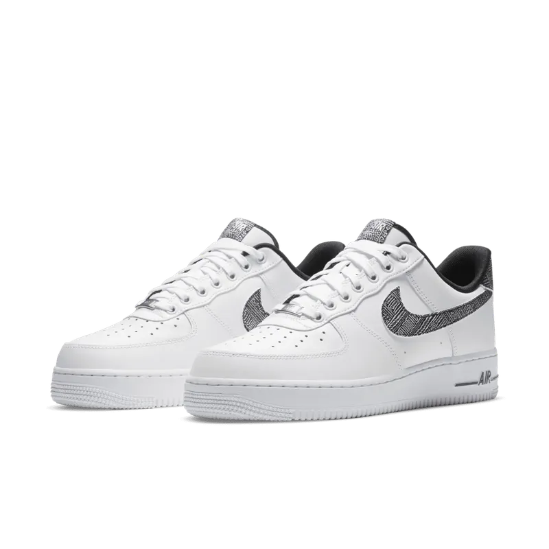 Nike Air Force 1 ’07 White Metallic Silver White/Metallic Silver/Black (CZ7933-100)