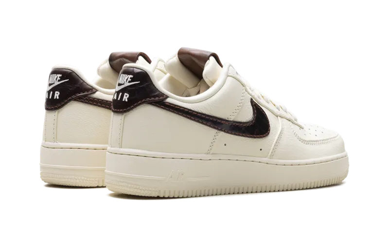 Nike Air Force 1 Low ’07 “Soft Pearl Brown Croc” (IH7332-001)