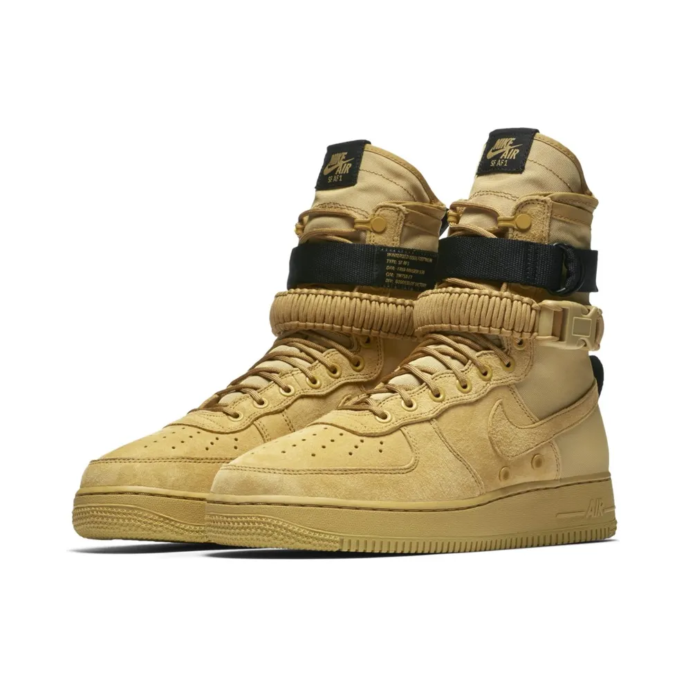 Nike SF Air Force 1 High Club Gold Club Gold/Club Gold-Club Gold-Black (864024-700)