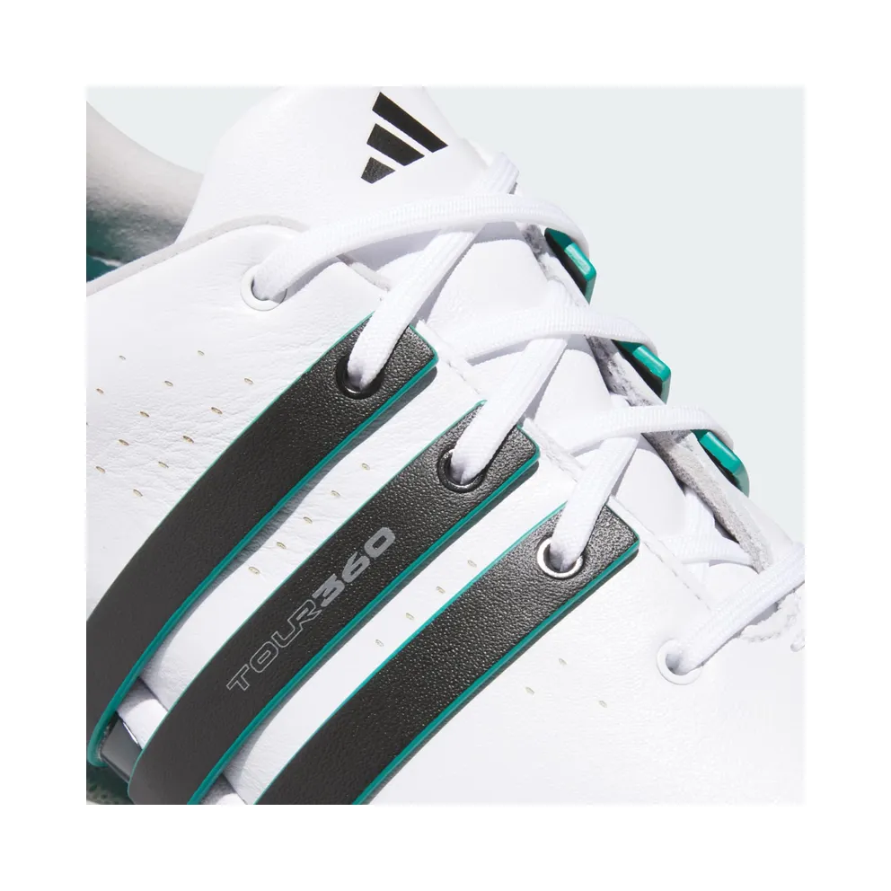 adidas Tour360 24 Golf Cloud White Core Black Aurora Ivy (JR9265)