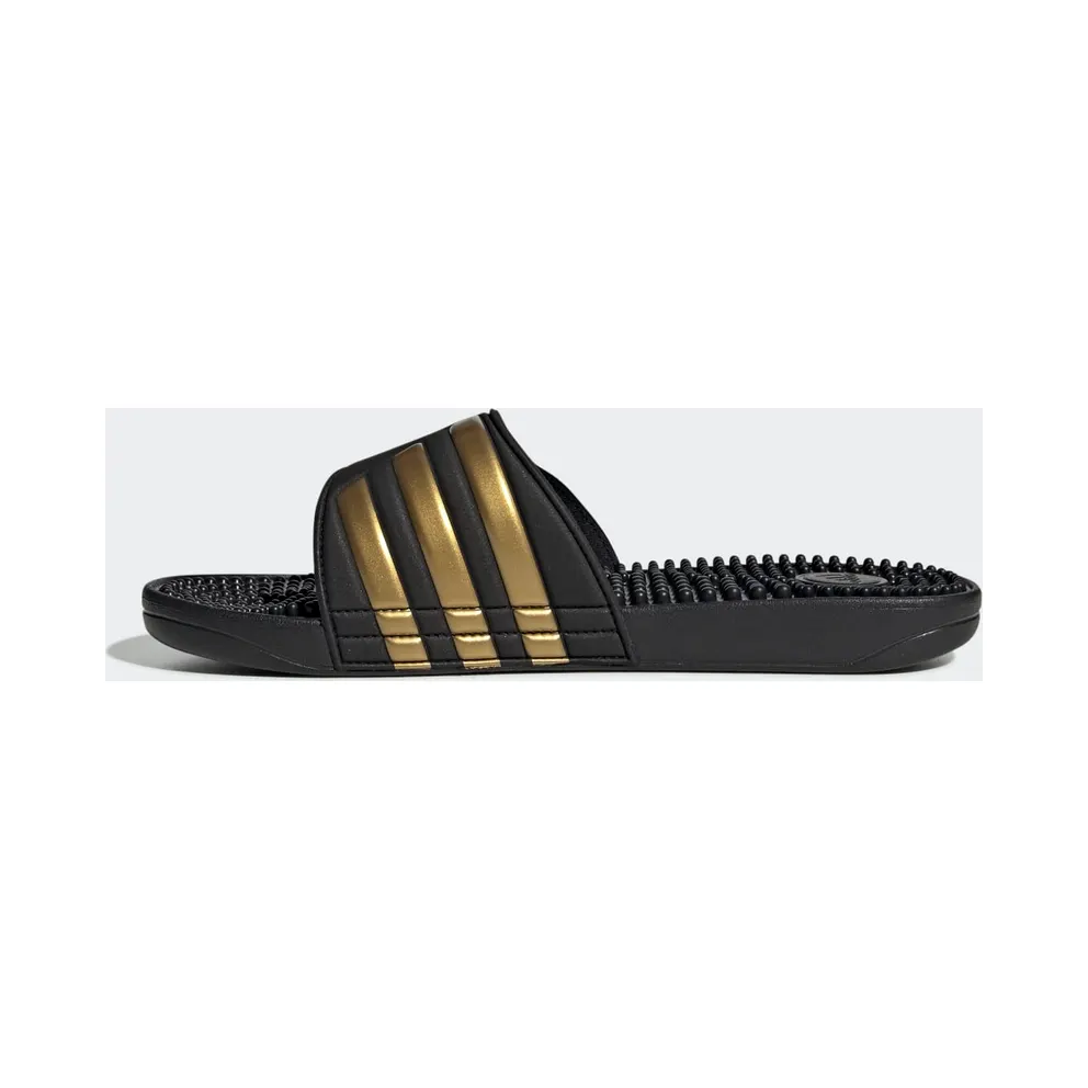 Adidas Adissage Slides Core Black / Gold Metallic / Core Black (EG6517)