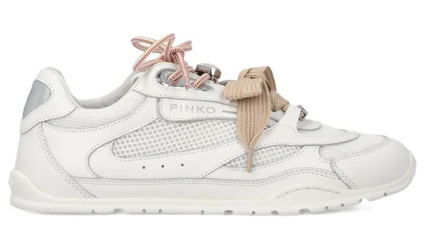PINKO Yulia 01 Sneakers mit Logo – Weiß (SS0185P132)
