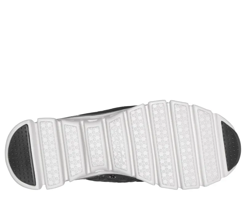 Skechers Slip-ins: Glide-Step – Cozy Fit At Ease Sneaker Black/Natuurlijk