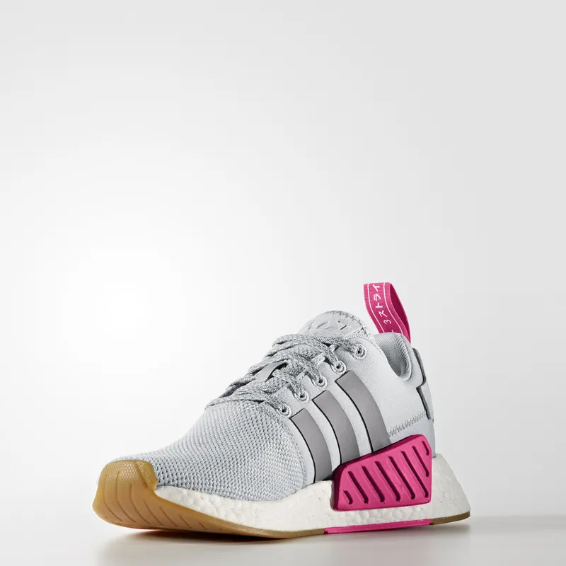 adidas NMD R2 Grey Shock Pink (W) Grey/Grey/Shock Pink (BY9317)
