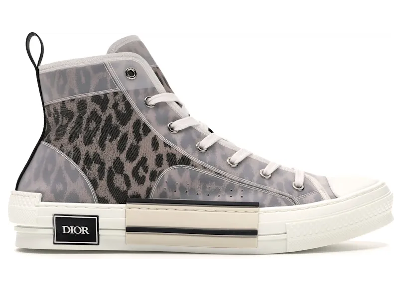 Dior B23 High Top Brown Leopard