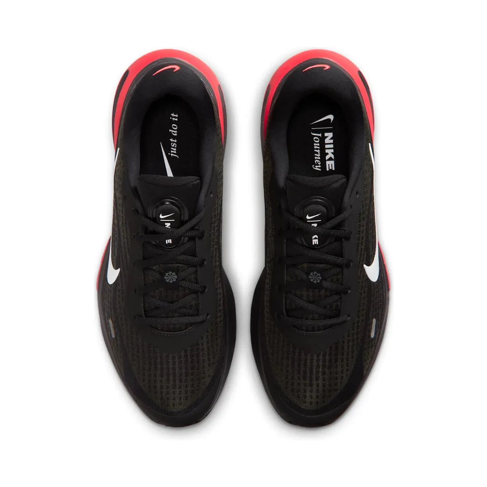 Nike Journey Run Black/Dark Smoke Grey/Red Orbit/White (FN0228-013)