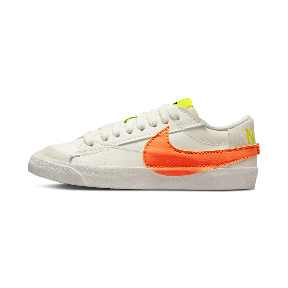 Nike Blazer Low ’77 Jumboen Grau – “White / Volt Orange / Yellow” (DQ1470-103)