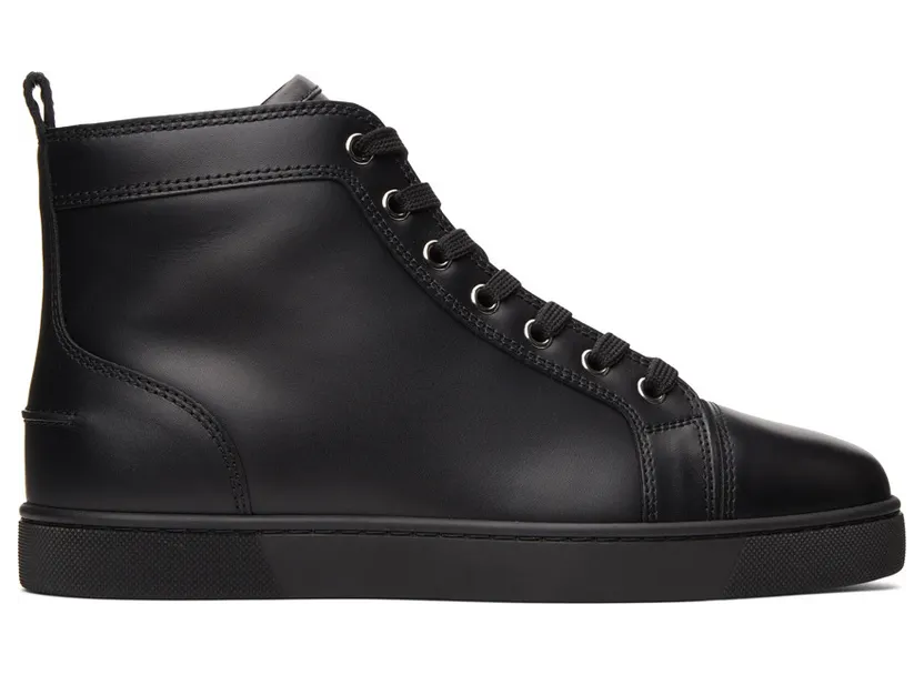 Christian Louboutin Black Louis High-Top Sneakers (3091177)
