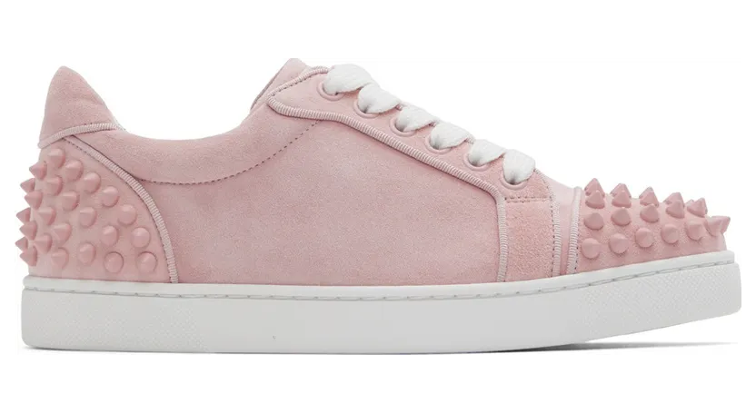 Christian Louboutin Brown Suede Vieira 2 Orlato Sneakers (1210494)