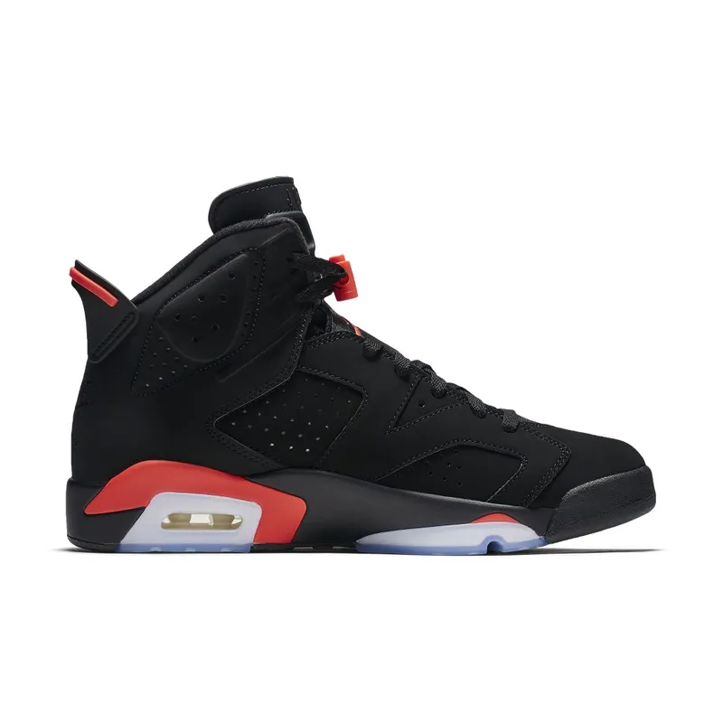Air Jordan Nike AJ VI 6 OG ‘Infrared’ Black (NIKE AIR) (2019) (384664-060)