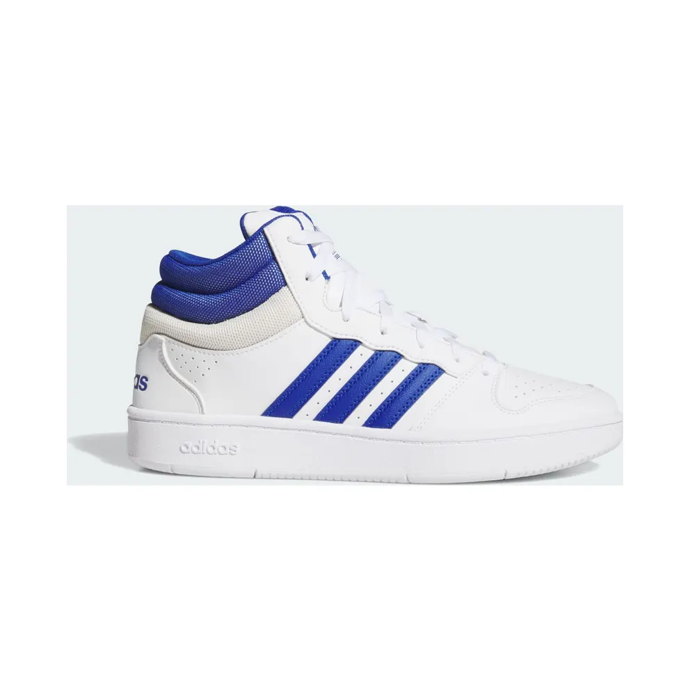 Adidas HOOPS MID CLASSIC Shoes Cloud White / Royal Blue / Orbit Grey (KI1034)