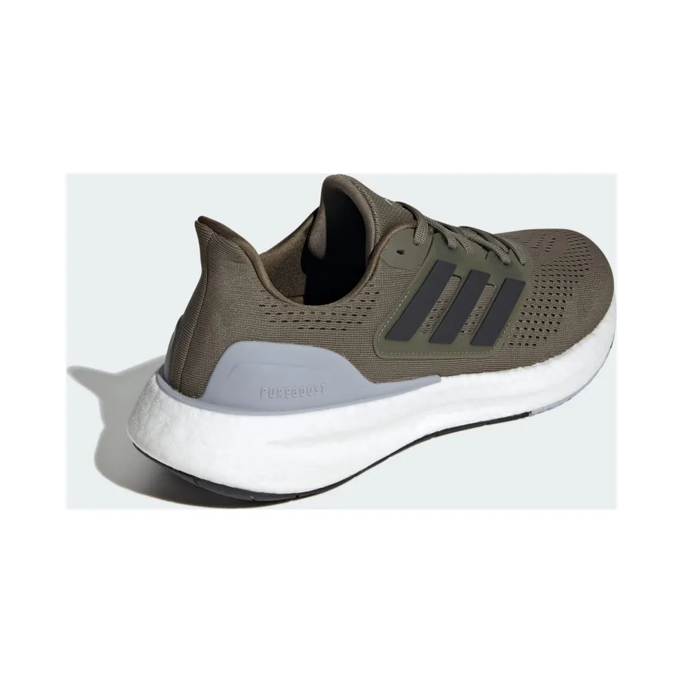 adidas Pureboost 23 Olive Strata Core Black Halo Silver (IF1548)