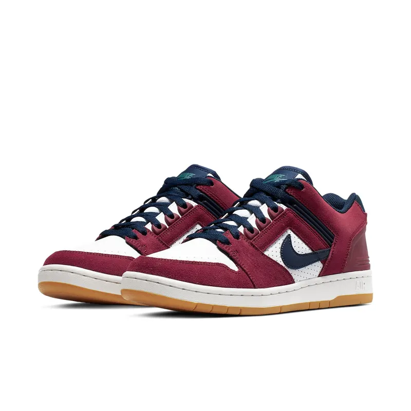 Nike SB Air Force 2 Low Team Red Obsidian Team Red/Obsidian-White-Summit White (AO0300-600)