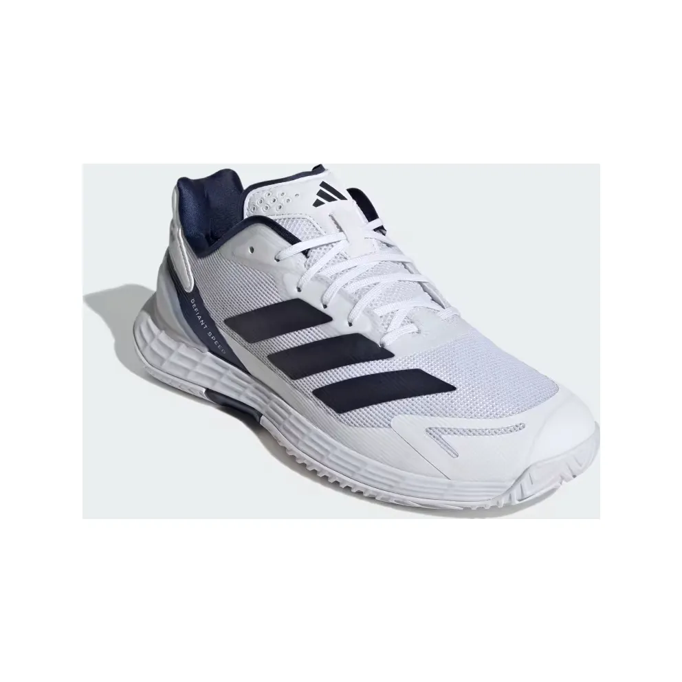 adidas Defiant Speed 2 Tennis “Cloud White / Dark Blue / Core Black” (JR1746)