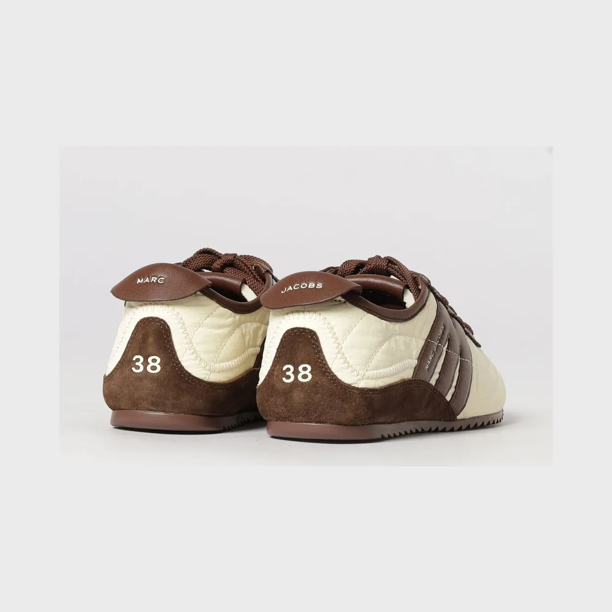 Marc Jacobs Leather and Nylon The 400 Bleecker Runner Sneakers White (2S6FSN001F29707) (2)