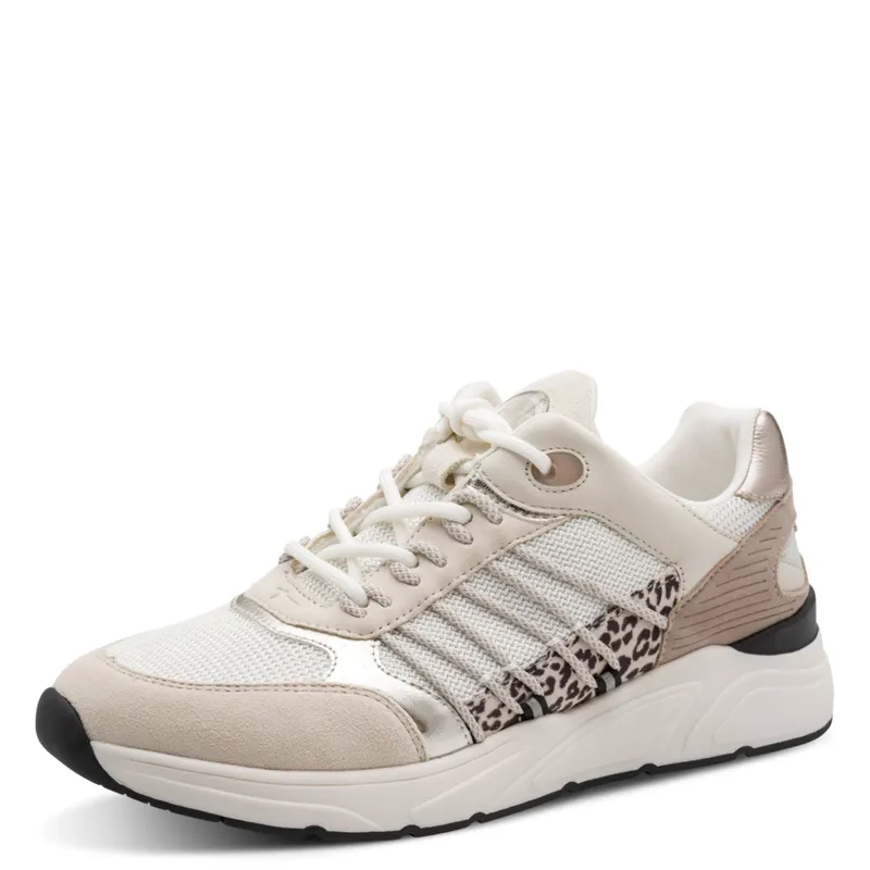Tamaris sneaker Beige / Lichtbruin / Donkerbruin / White (2183935)