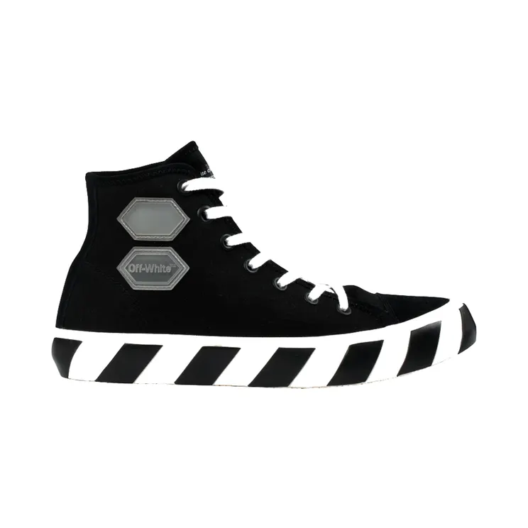 Off-White Vulc Hi Top ‘Black’ Black/White (OMIA110R19C210351098)