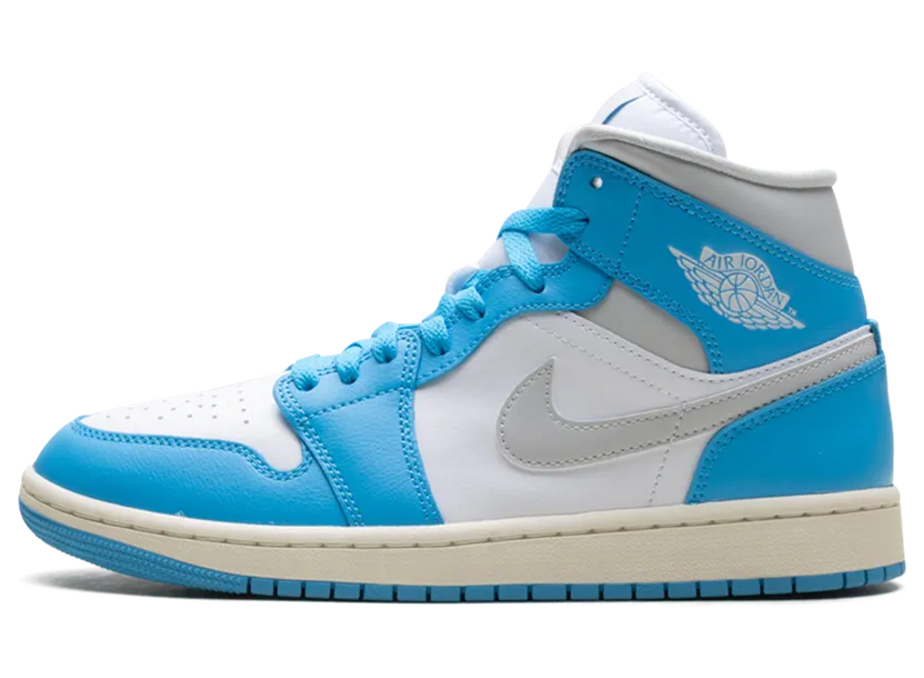 Jordan 1 Mid “Dark Powder Blue White Sail Neutral Grey” (BQ6472-400)