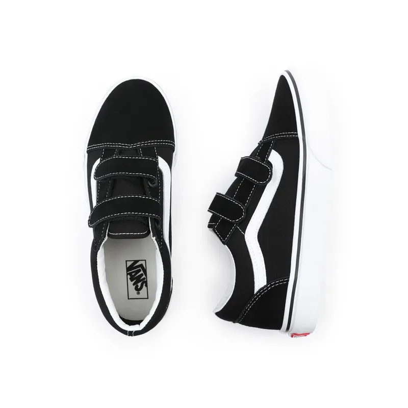 VANS Old Skool V Kids’ Shoes (Black)