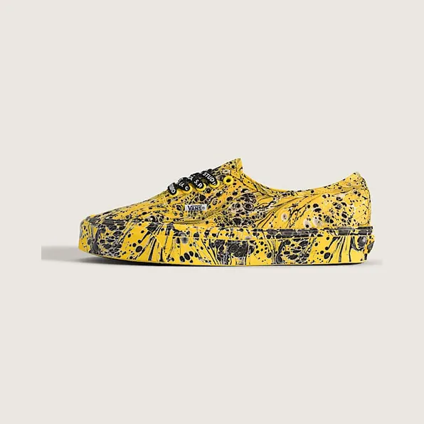 Vans Authentic S.R. Studio LA. CA. Black Yellow (VN000DCNFAS)