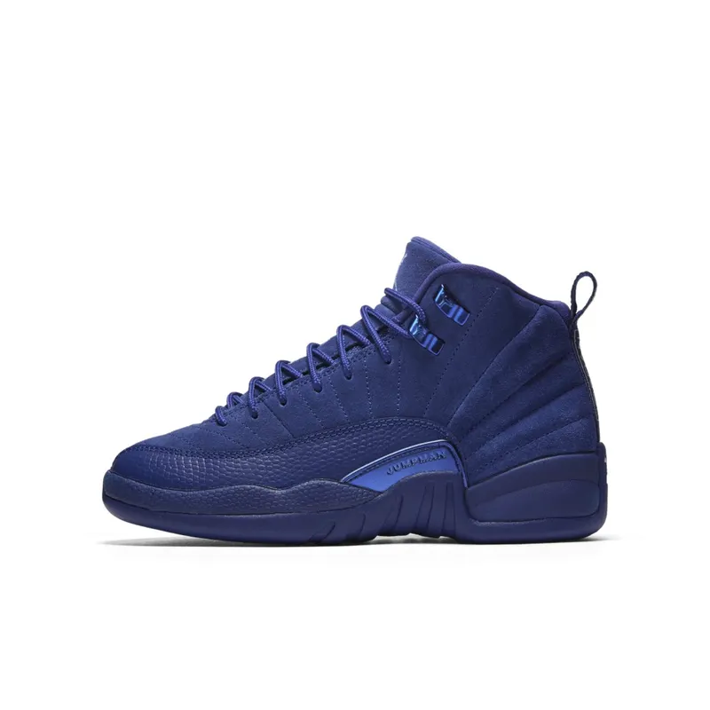 Jordan 12 Retro Deep Royal Blue (GS) Deep Royal Blue/White-Metallic Silver (153265-400)