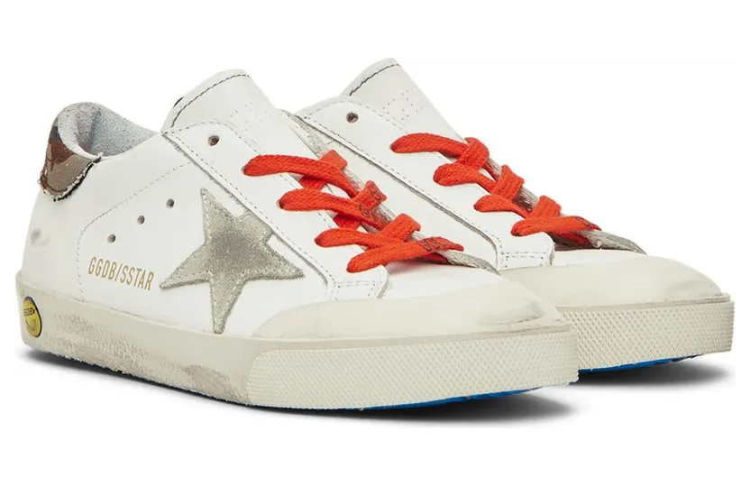 Golden Goose Kids White Super-Star Penstar Classic Sneakers (GYF00107.F002836.10978) (4)