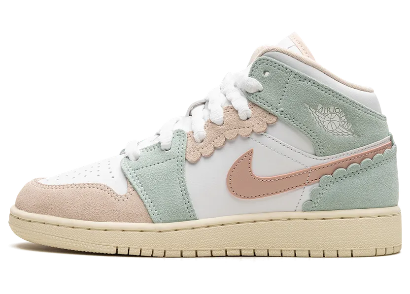 Air Jordan 1 Mid GS “Pink Oxford” (DZ5361-100)