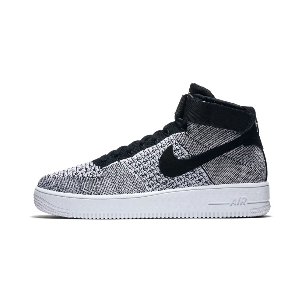 Nike Af1 Ultra Flyknit Mid Black/Black-White