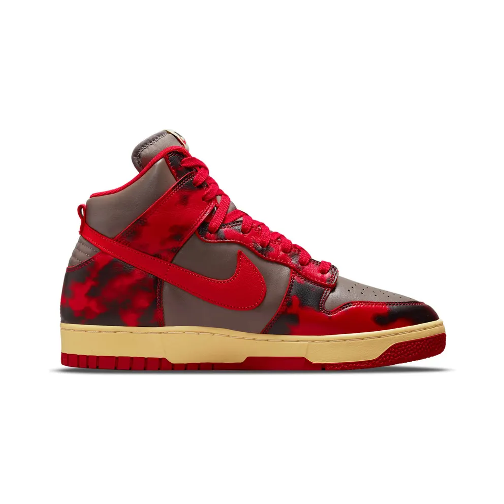 Nike Dunk High 1985 Acid Wash Red – “University Red / Chile Red” (DD9404-600)