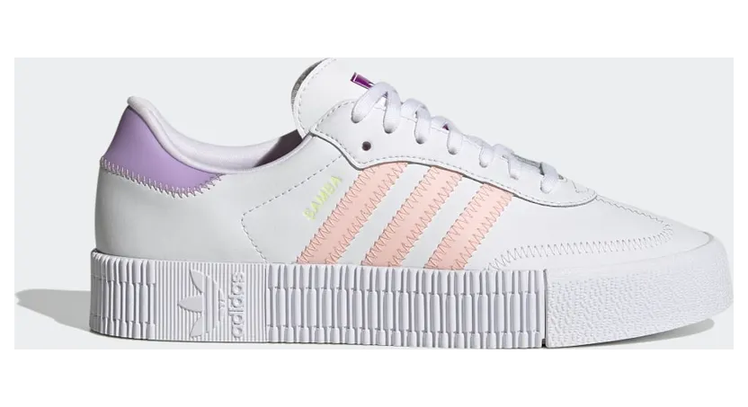 adidas SAMBAROSE Schuh Cloud White / Haze Coral / Shock Purple (FX8103)