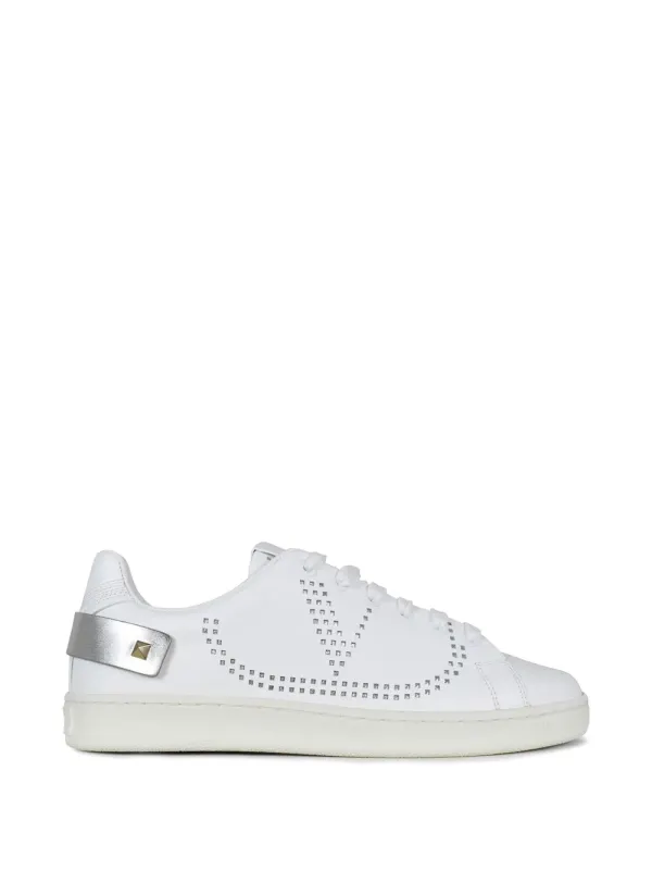 Valentino Garavani Backnet geperforeerde leren – White (WS0M20FKZ)