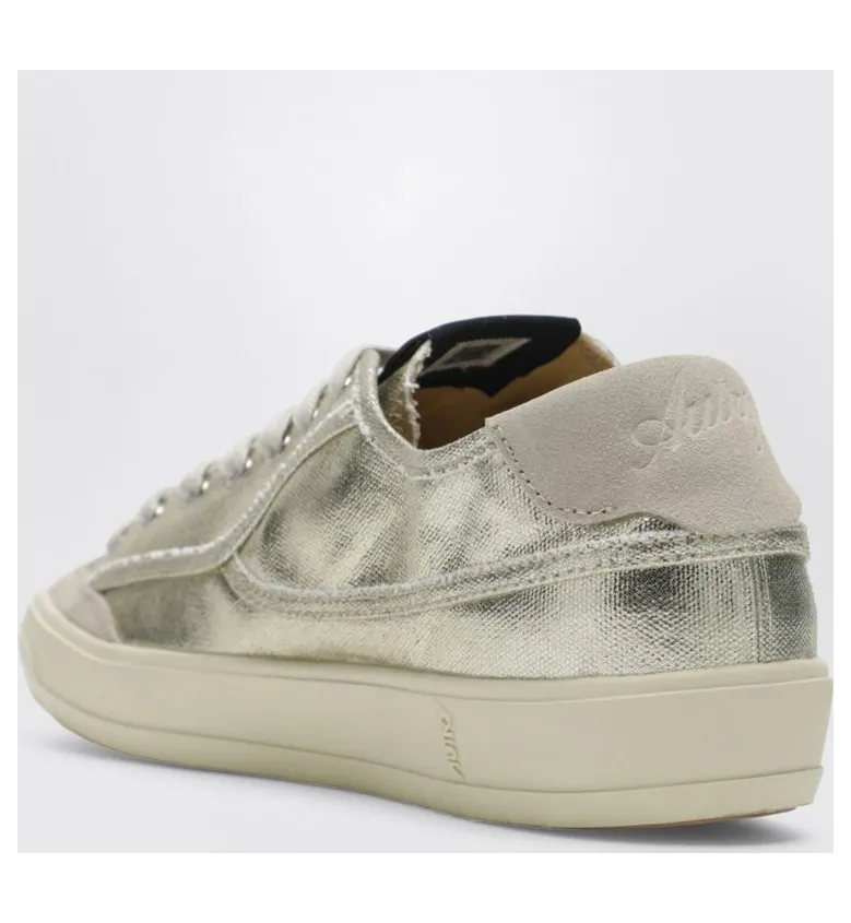 Autry Laminated Leather Windscape Sneakers Platinum (SCLWCU08) (2)