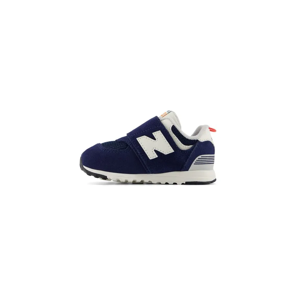 New Balance 574 Hook and Loop NB Navy Blast Red (NW574VPN)