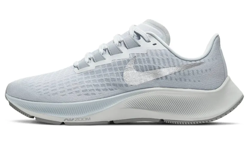 Nike Air Zoom Pegasus 37 Grey Metallic Silver (W) (BQ9647-009)