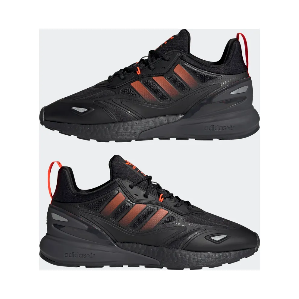 adidas ZX 2K Boost 2.0 Core Black / Solar Red / Carbon (GZ9087)