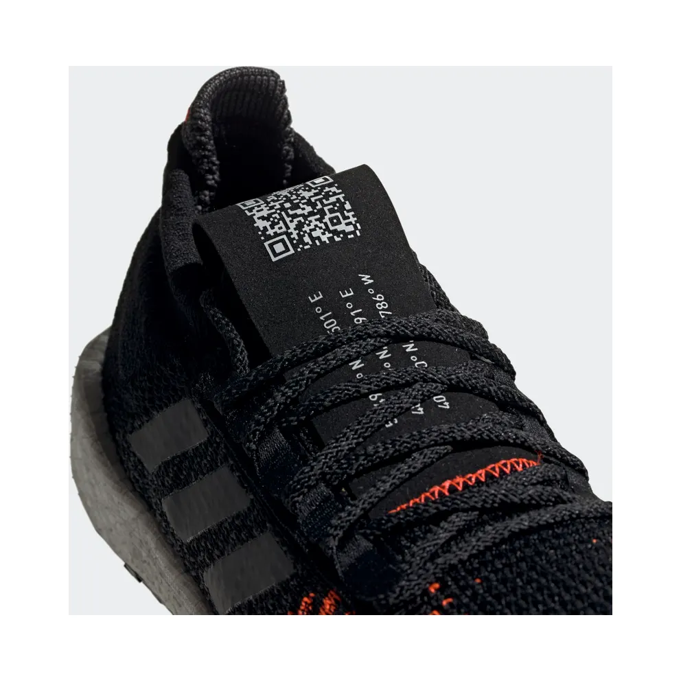 adidas Pulseboost HD Core Black / Grey Five / Solar Red (F33909)